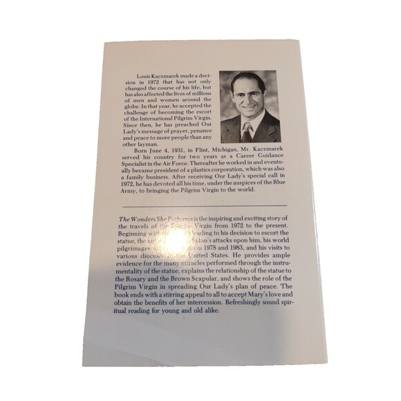 The Wonders She Performs Louis Kaczmarek 1986 Paperback Trinity Communications - Picture 2 of 4